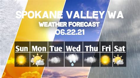 Spokane valley weather 15 day forecast%22 - Aug 15, 2020 · Weather forecast and conditions for Spokane, Washington and surrounding areas. ... 10 Day Forecast on KREM in Spokane. 10-Day Forecast. Fri Jan 26. 42. 37. 10%. 3 MPH NE. ... Sunrise: 7:22 AM